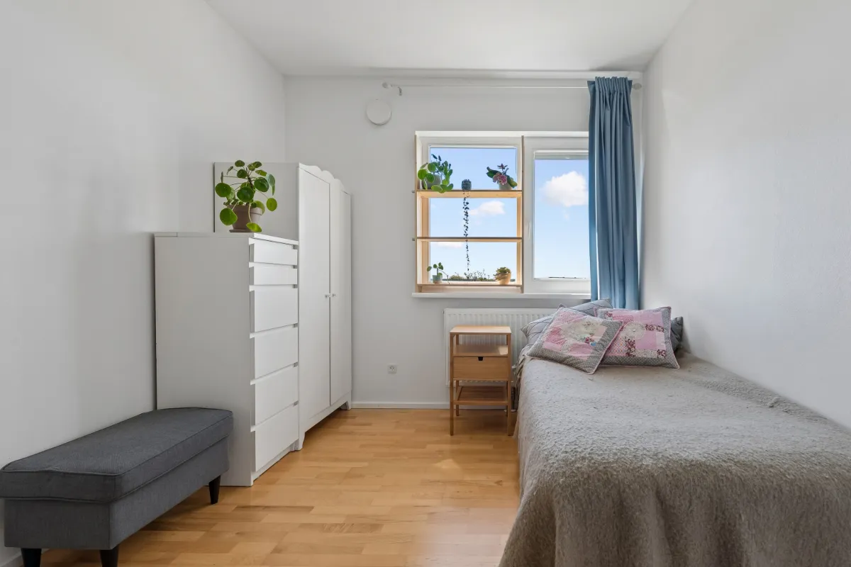 Gæsteværelset, som vi også har brugt som motionsrum.